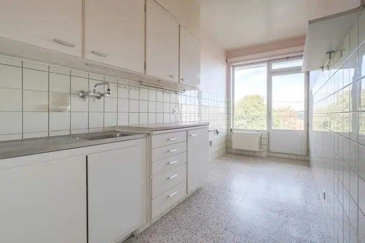 Cuisine en rénovation.